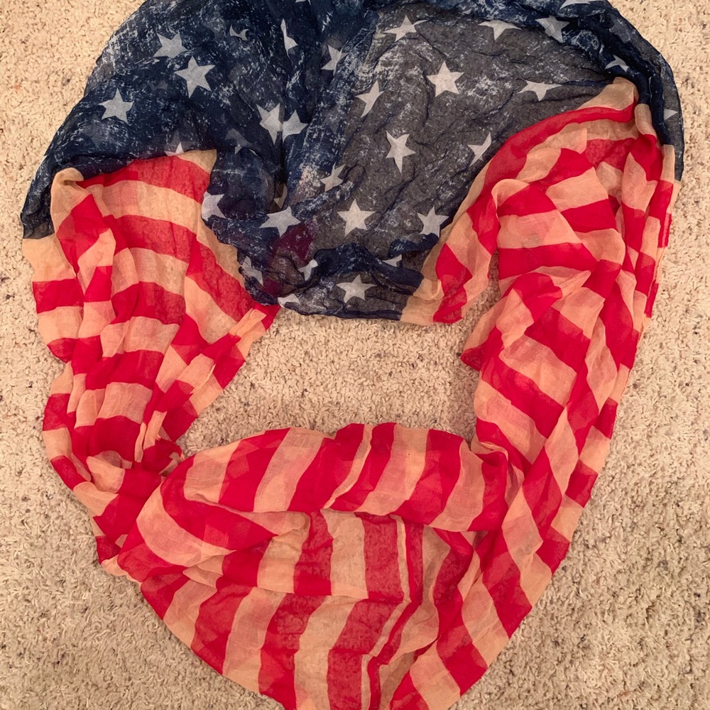 American Flag infinity scarf